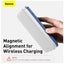 Baseus Magnetic Wireless Quick Charging Power Bank - 10000 mAh / 20W / White