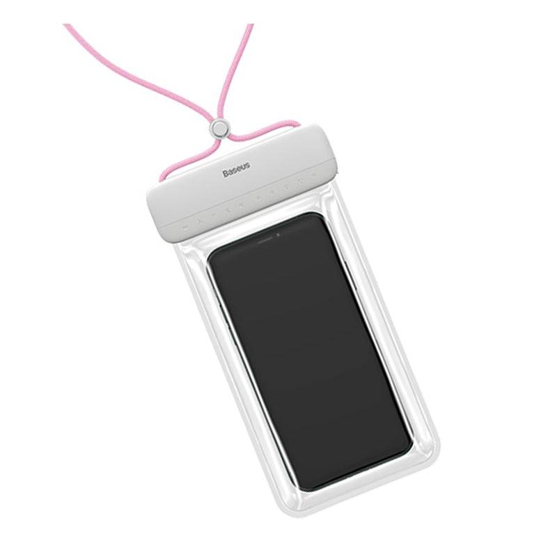 Baseus Mobile Phone Waterproof Bag - 7.2 inches / Pink