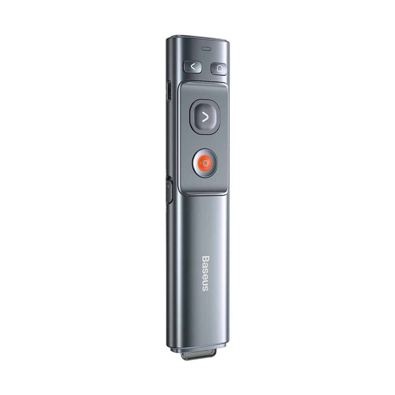 Baseus Orange Dot Wireless Presenter - 250mAh / RF2.4G Hz / 100m / Grey