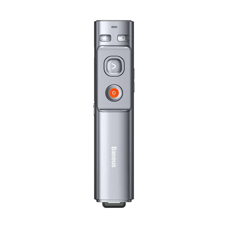 Baseus Orange Dot Wireless Presenter - 250mAh / RF2.4G Hz / 100m / Grey