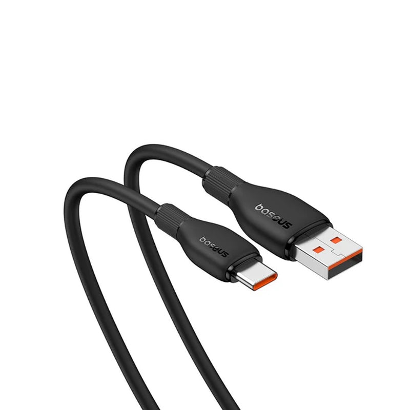 Baseus Pudding Series Fast Charging USB-A to USB-C Cable 2M - Cluster Black