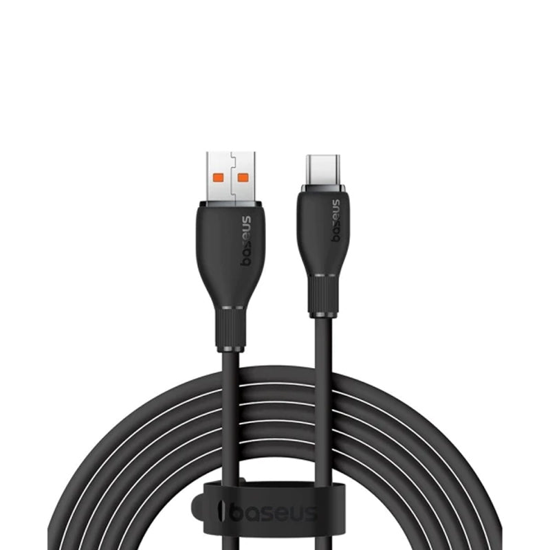 Baseus Pudding Series Fast Charging USB-A to USB-C Cable 2M - Cluster Black