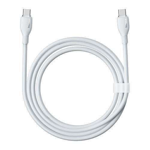 Baseus Pudding Series Fast Charging USB-C to USB-C Cable - 2M / Stellar White