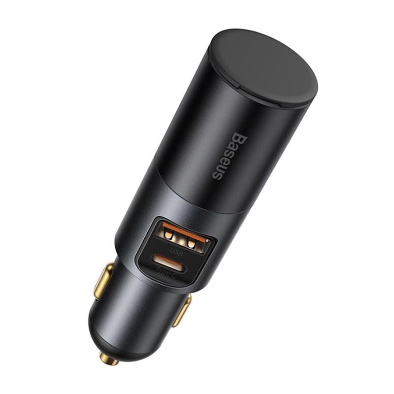 Baseus Share Together Fast Car Charger with Cigarette Lighter - 120W / Gray