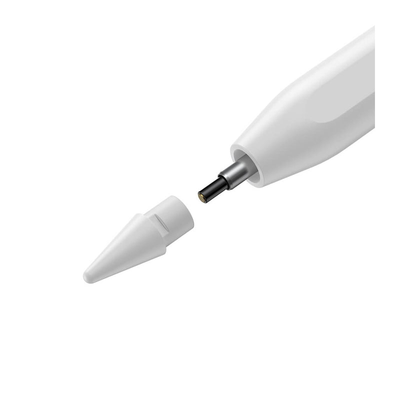 بيسوس قلم شحن لاسلكي للكتابة - قلم / أبيض