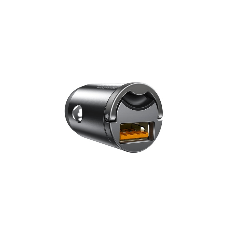 Baseus Tiny Star Mini Quick Charge- Car Charger / USB Port / 30W / Gray