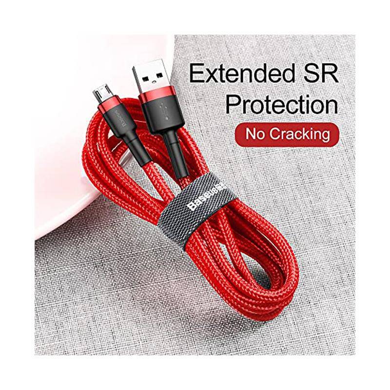 Baseus USB To Micro USB Data Cable - 2 Meters / Red