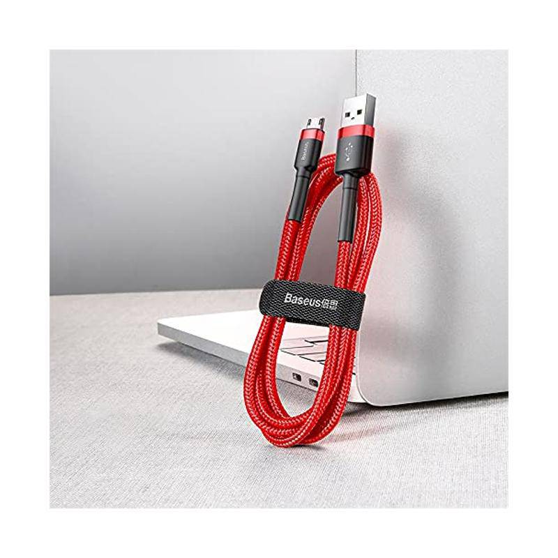 Baseus USB To Micro USB Data Cable - 2 Meters / Red