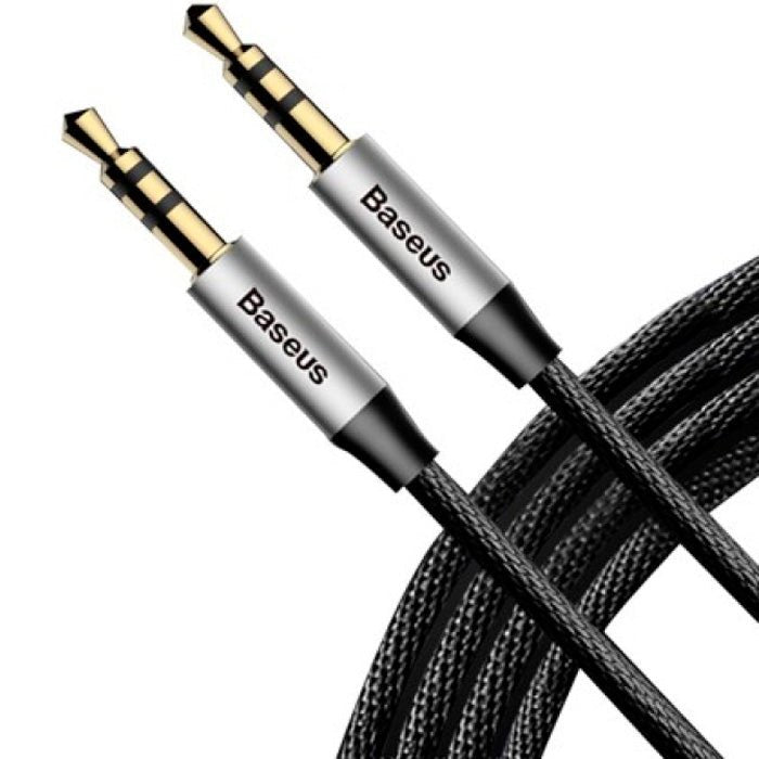 Baseus Yiven Audio Cable(Male to male) M30 - 1.5m / Silver/Black