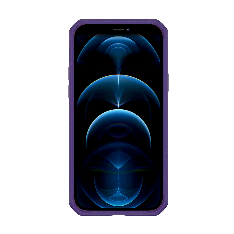 Itskins Biodegradable Case For iPhone 12 Pro Max - Purple And Transparent