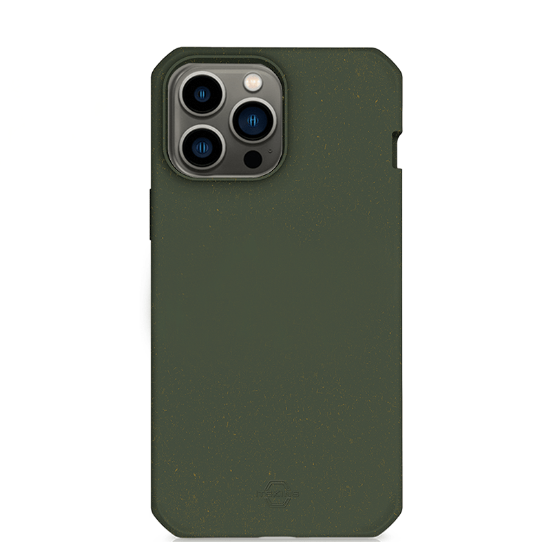 Itskins Biodegradable Case For iPhone 13 Pro - Olive Green