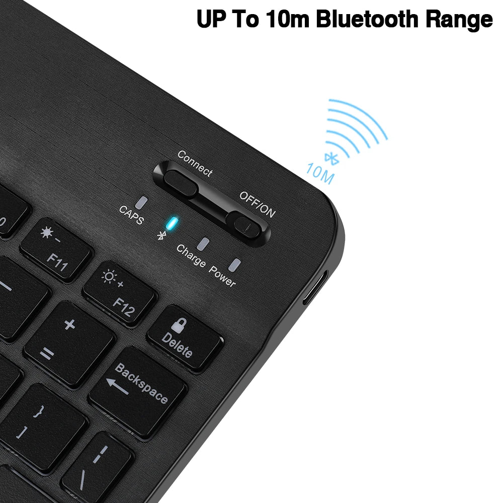 Bluetooth Wireless Keyboard And Mouse Kit For RGB Backlit Keyboard Kit - Black