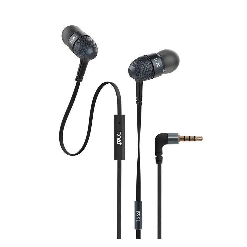 Boat Bassheads 225 in Ear Wired Earphones - Wired / In-Ear / Black