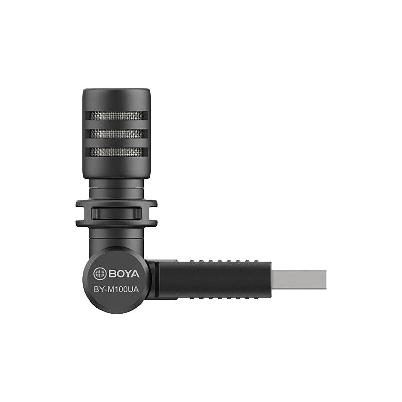 BOYA Miniature Condenser Smartphone mic (USB Jack) - Black