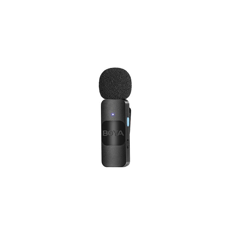 BOYA Smallest 2.4Ghz Wireless Microphone with Lightning connector for iOS device( 1TX+1RX) - Black