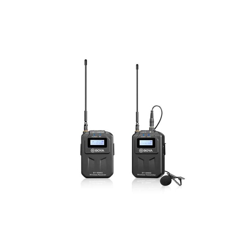 BOYA UHF Wireless Microphone System - Black