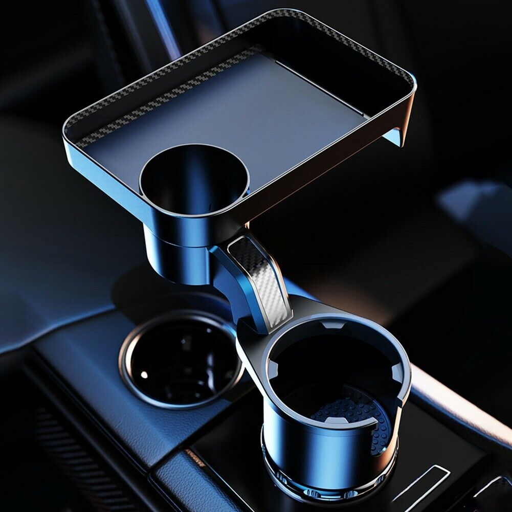 Car Cup Holder With Table Tray - A Whole New Two In One Expander & Tray Multifunctional Car Tray