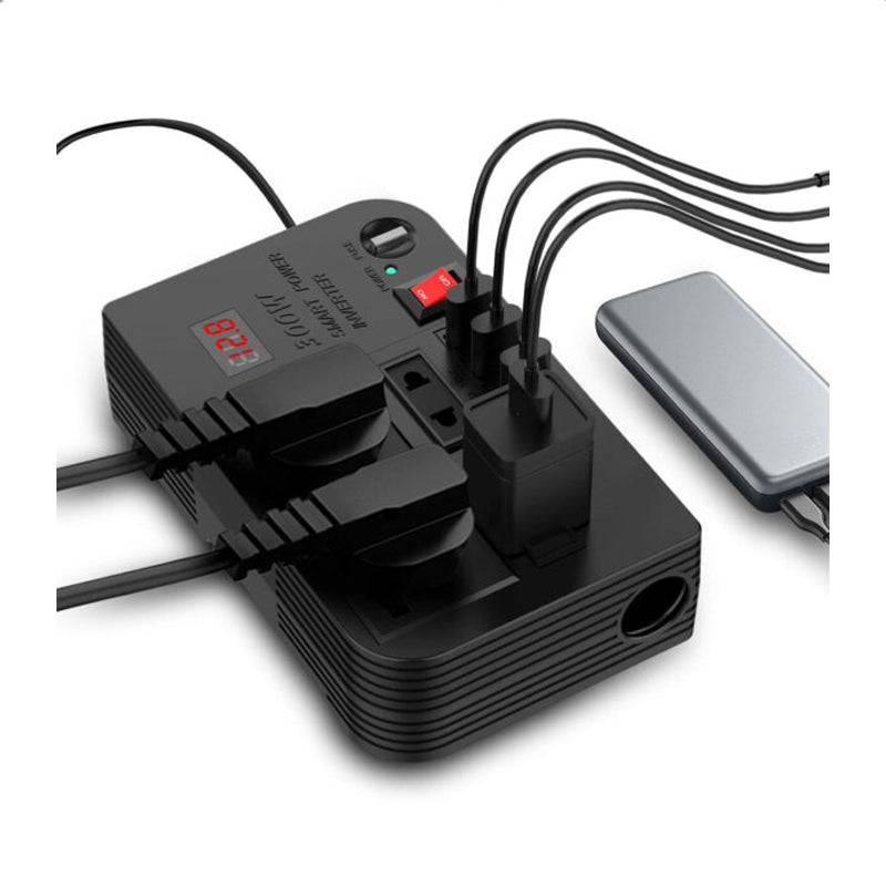 Car Power Inverter - 300W / USB / Black