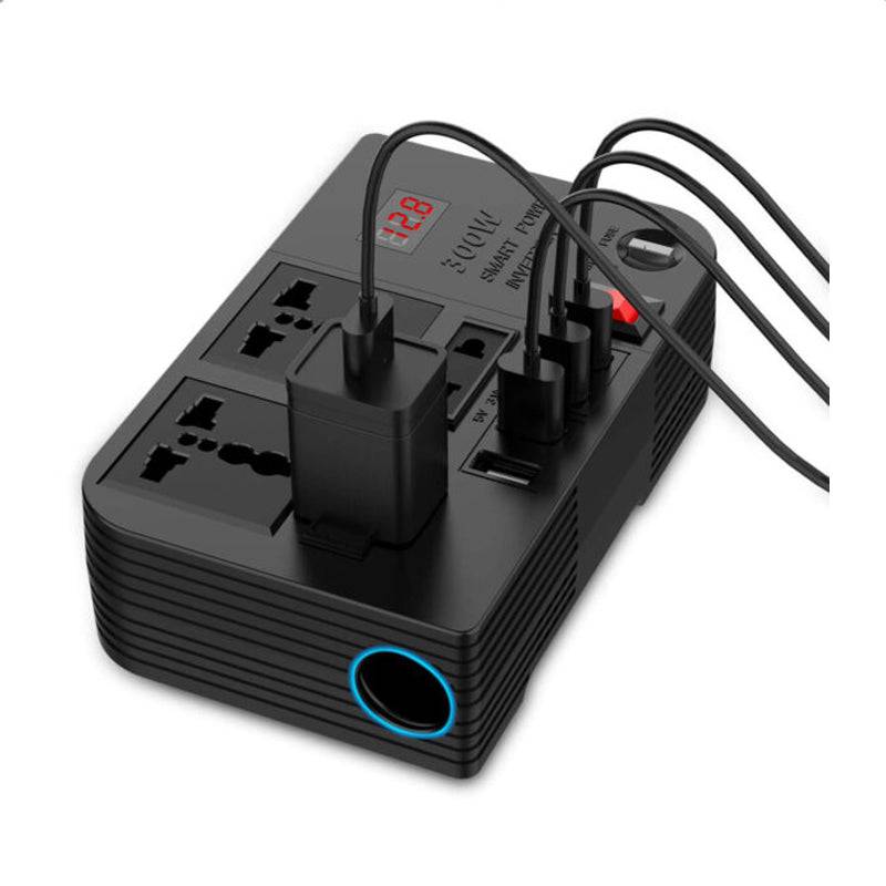 Car Power Inverter - 300W / USB / Black