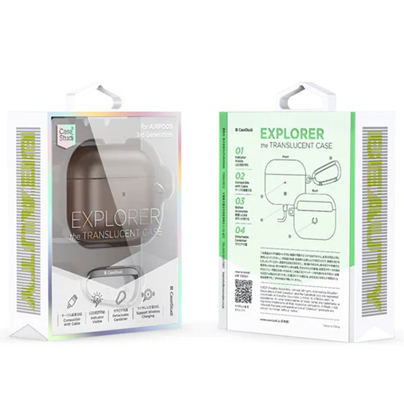 Casestudi Explorer Series Case For Apple Airpods 3 - Brown