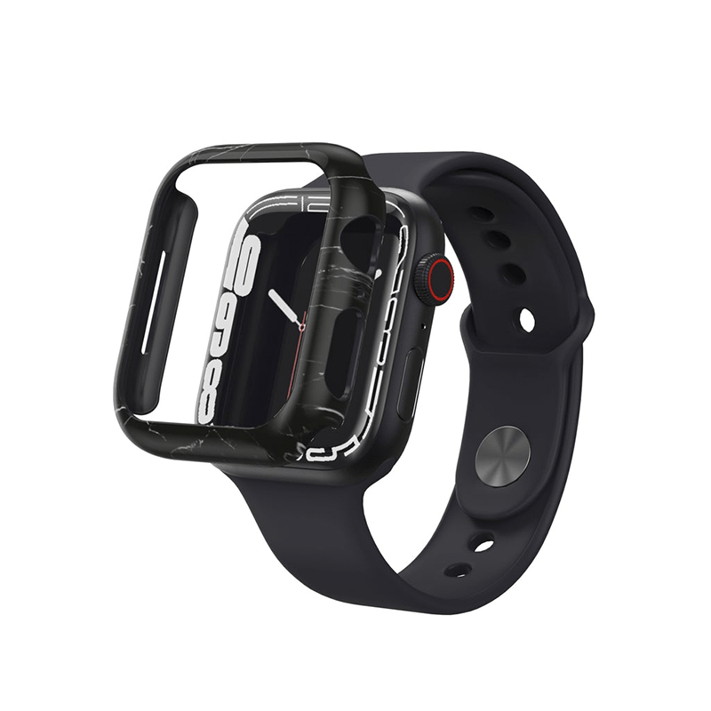 Casestudi Prismart Case For Apple Watch Series 7- 45mm - Marble Black