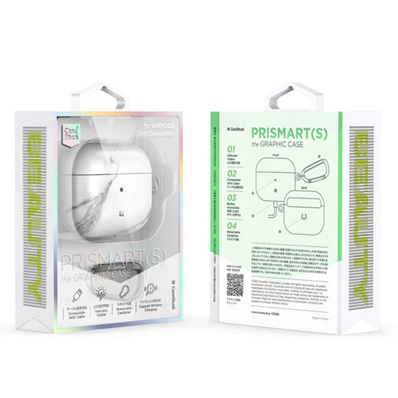 Casestudi Prismart Series Case For Apple Airpods 3 - Marble White