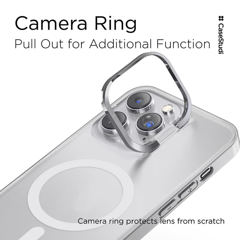 Casestudi Ring+ MagSafe Case - Apple iPhone 14 Pro / Clear