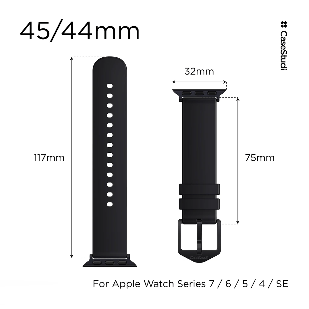 Casestudi USL Series Strap - Apple Watch 38/40/41mm / Black