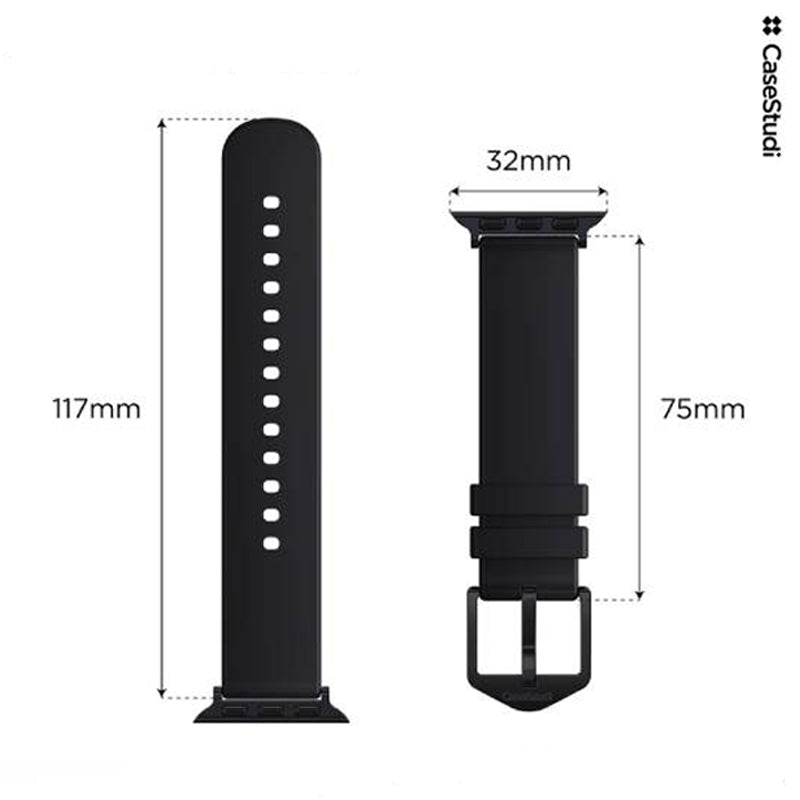 Casestudi USL Strap - Apple Watch Series 7 / 45mm / Black