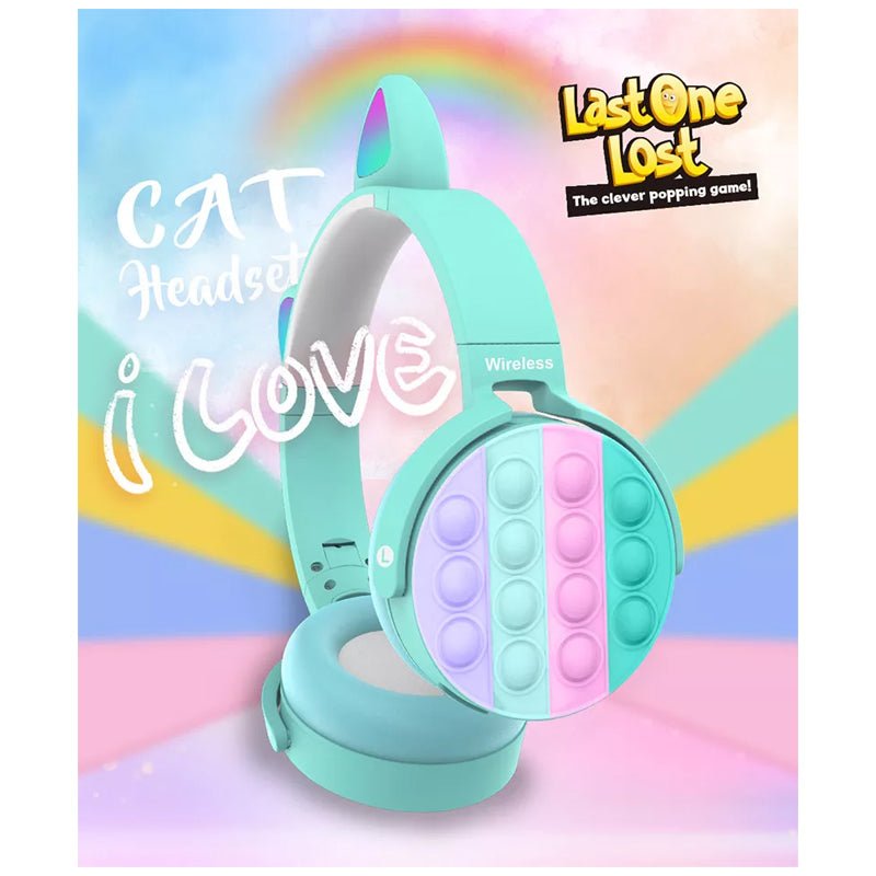 Cat CT-950 Unicorn Over-Ear Headphone - Bluetooth / Up To 10 Meter / Blue