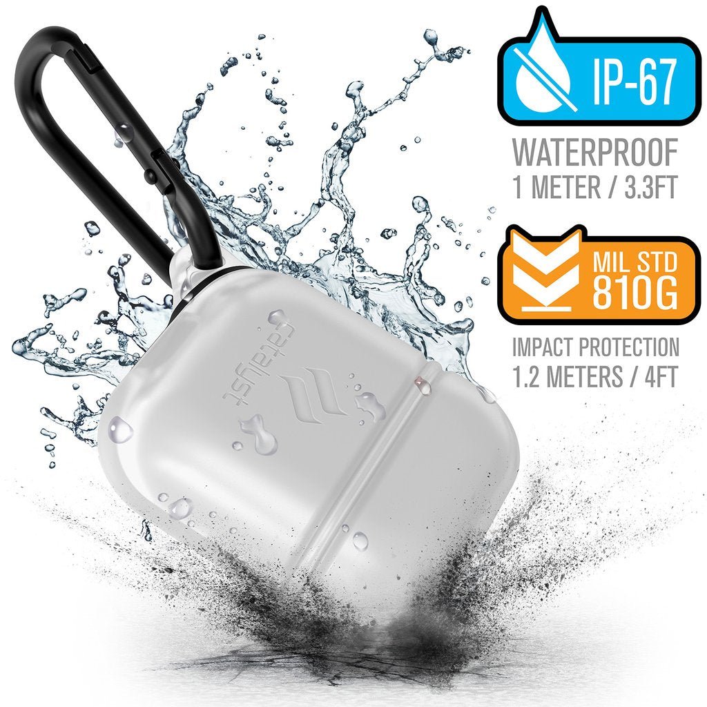 Catalyst® Waterproof Case For Airpods 1 & 2 -Frost White