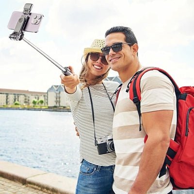 Cellularline Selfie Tripod Sparkle Bluetooth - Black