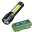 Clarity Metal Flashlight Rechargeable Torch – Black