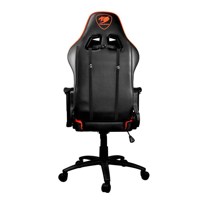 Cougar Armor One Gaming Chair - Breathable PVC Leather / 180° Reclining / Black & Orange