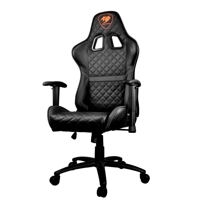 Cougar Armor One Gaming Chair - Breathable PVC Leather / 180° Reclining / Black