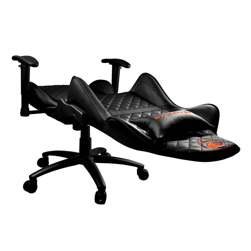 Cougar Armor One Gaming Chair - Breathable PVC Leather / 180° Reclining / Black