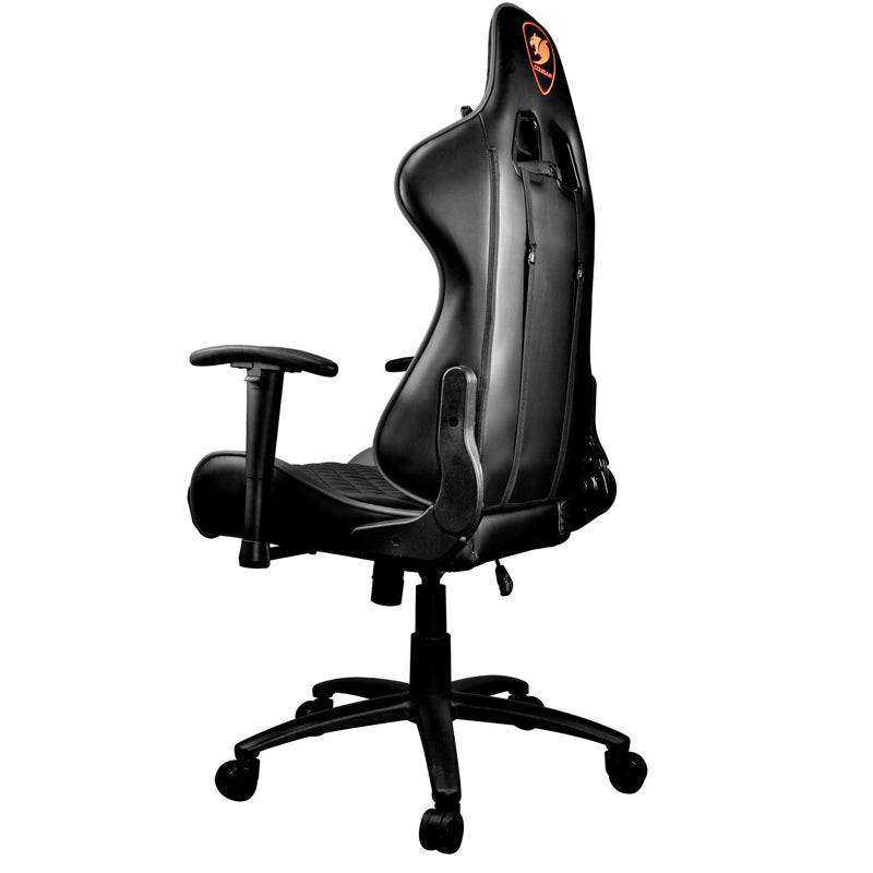 Cougar Armor One Gaming Chair - Breathable PVC Leather / 180° Reclining / Black