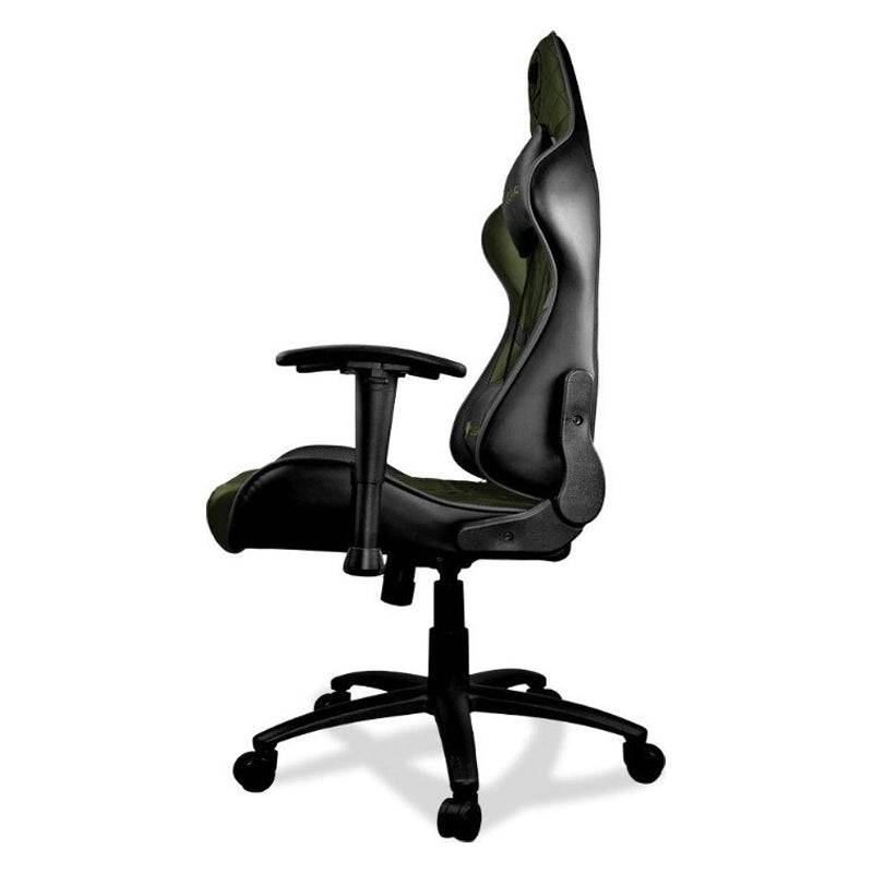 Cougar Armor One Gaming Chair - Breathable PVC Leather / 180° Reclining / Green