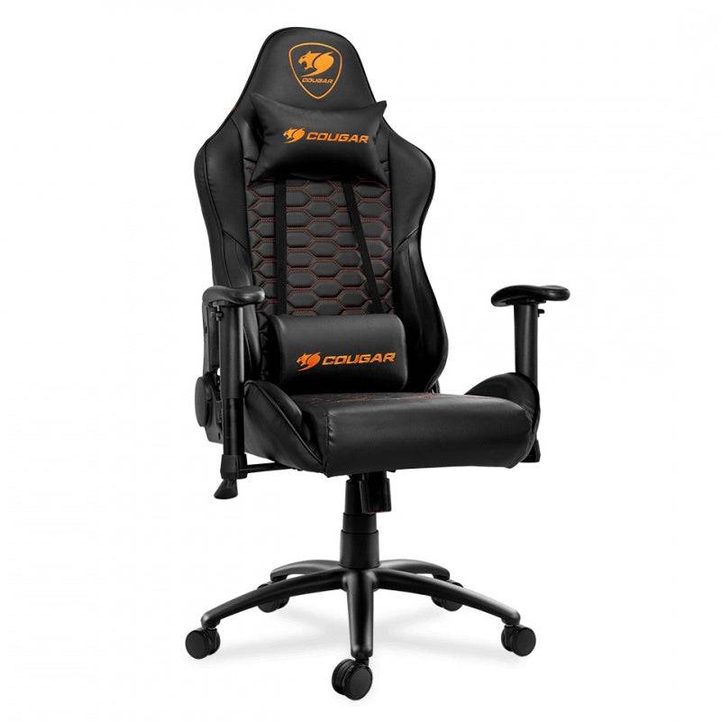 Cougar Outrider Gaming Chair - Breathable PVC Leather / 180° Reclining / Black