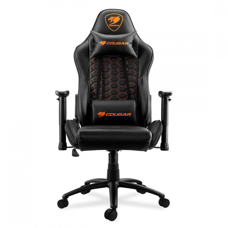 Cougar Outrider Gaming Chair - Breathable PVC Leather / 180° Reclining / Black