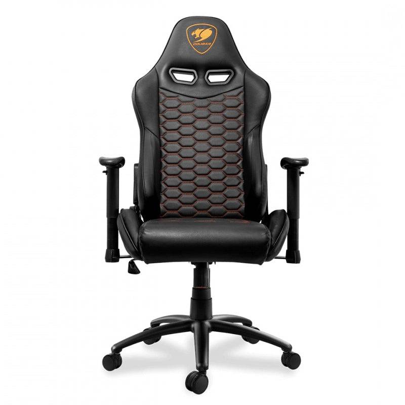 Cougar Outrider Gaming Chair - Breathable PVC Leather / 180° Reclining / Black