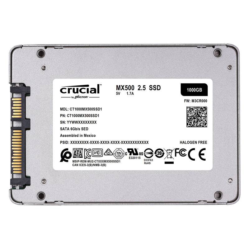 Crucial MX500 - 1TB / 2.5-inch / SATA-III - SSD (Solid State Drive)