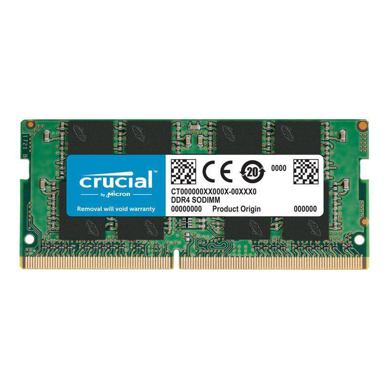 Crucial Notebook Memory - 32GB / DDR4 / 260-pin / 3200MHz / Notebook Memory Module