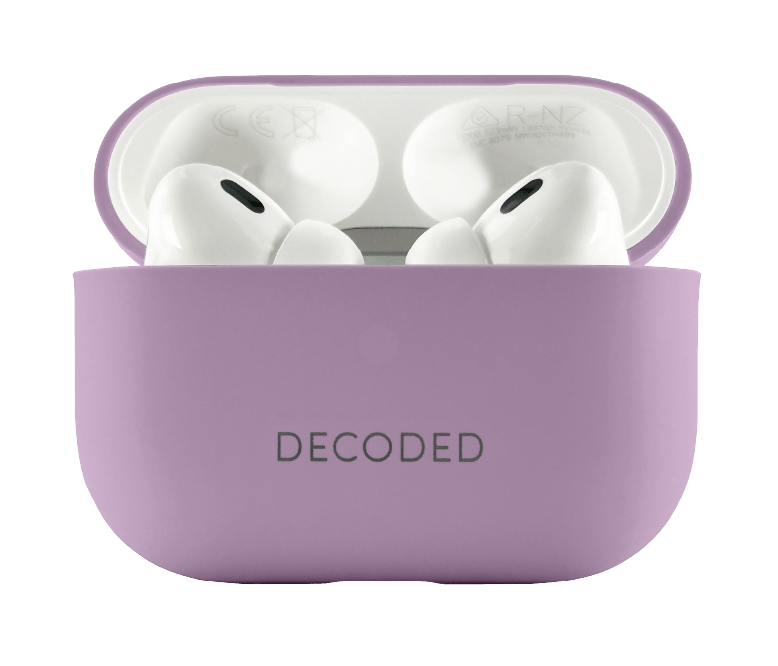 Decoded Airpods Pro  1&2 Silicone Aircase - Lavender