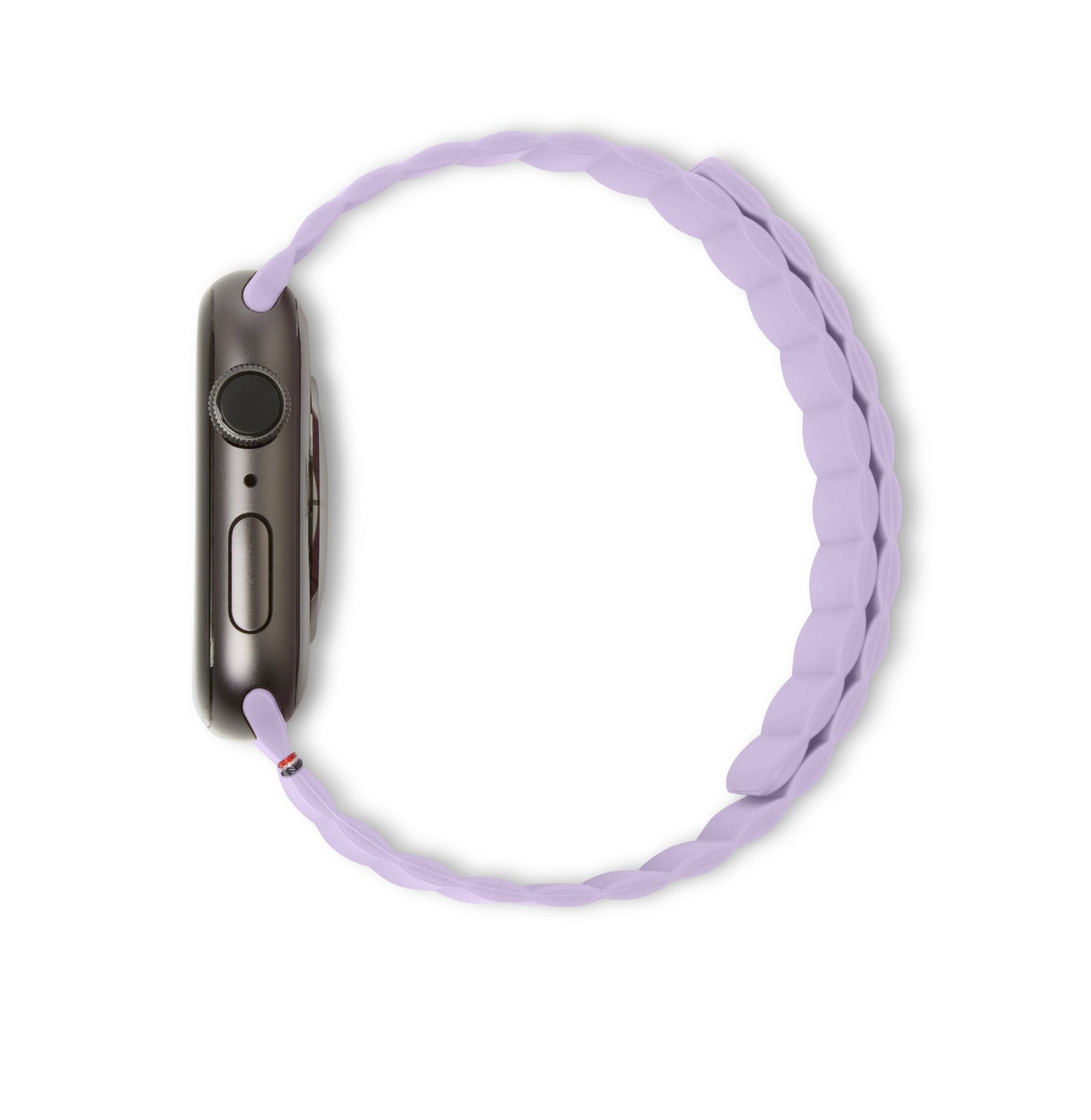 Decoded Apple Watch 41/40/38mm Series 1-8- SE Silicone Magnet Traction Lite Strap - Lavender