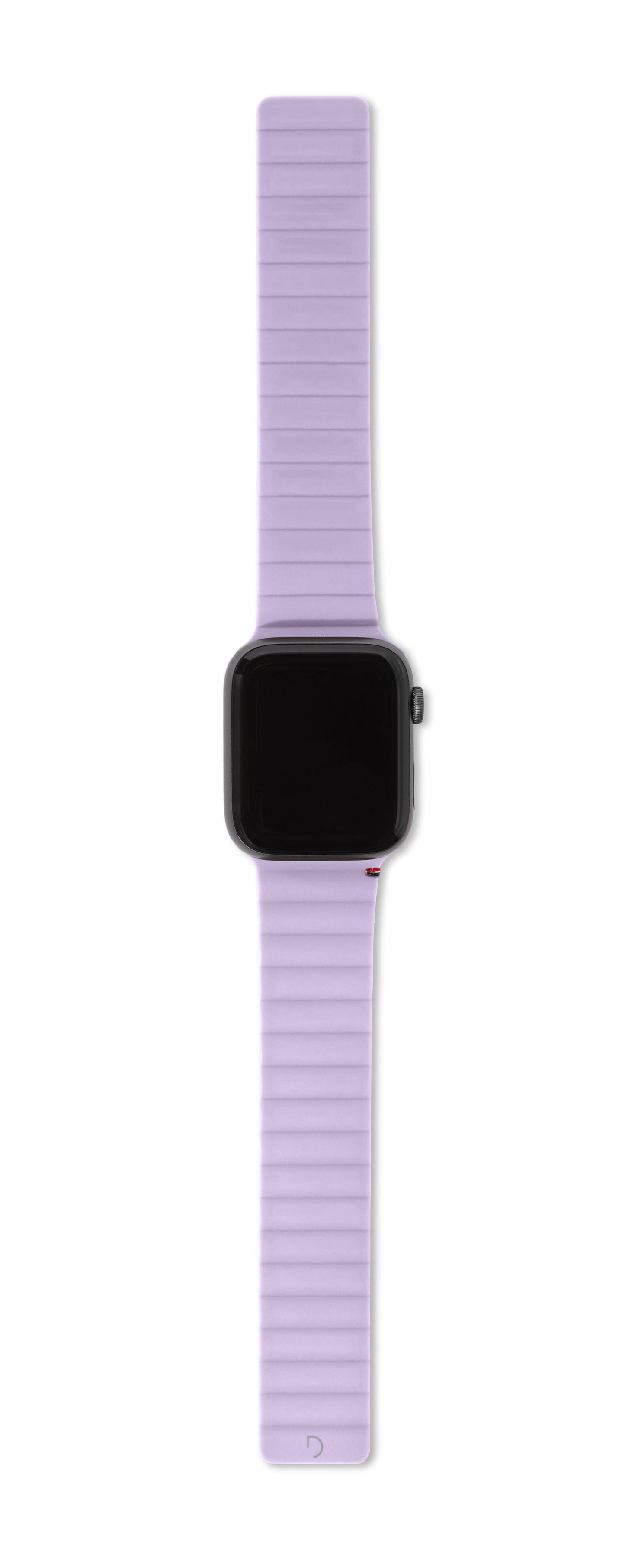 Decoded Apple Watch 41/40/38mm Series 1-8- SE Silicone Magnet Traction Lite Strap - Lavender