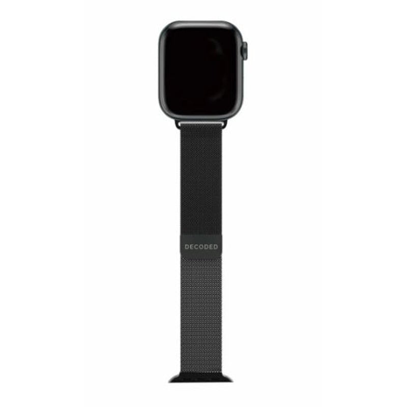 Decoded Apple watch 45mm Milan Traction Strap - Black