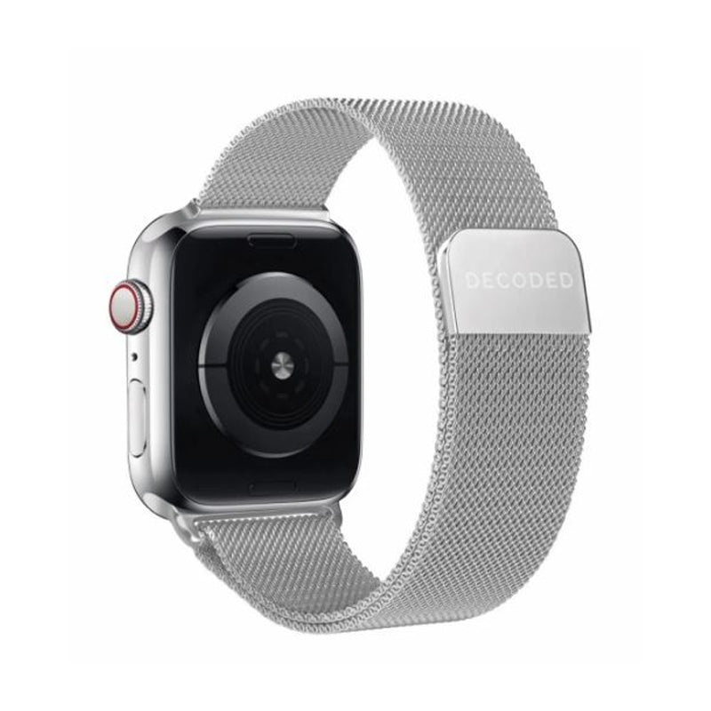 Decoded Apple watch 45mm Milan Traction Strap - Titanium