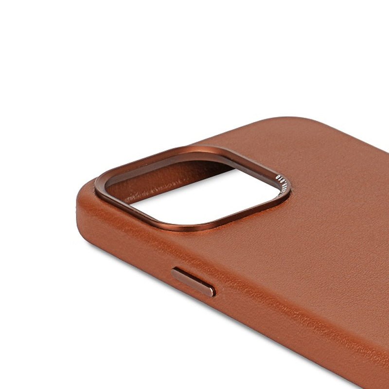 Decoded iPhone 15 Pro Max Leather Backcover Magsafe Case - Tan