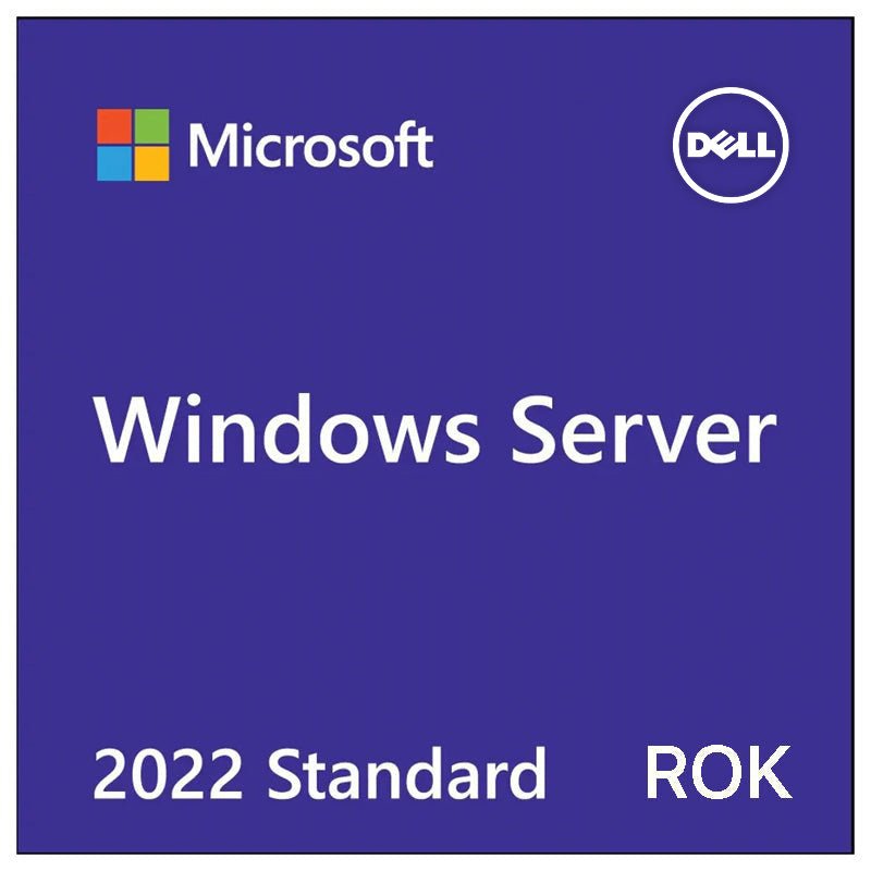 Dell Microsoft Windows Server 2022 Standard - 16-Cores / 2 Virtual Machines / Reseller Option Kit (ROK)